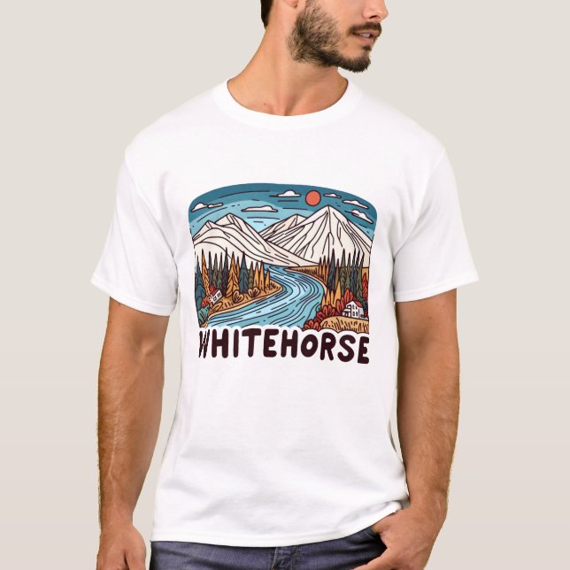 Whitehorse Yukon Territory Canada T-Shirt (Vorderseite)