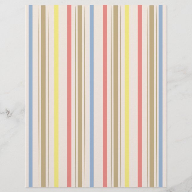 Whitel Line Scrapbook Paper: (Vorderseite)