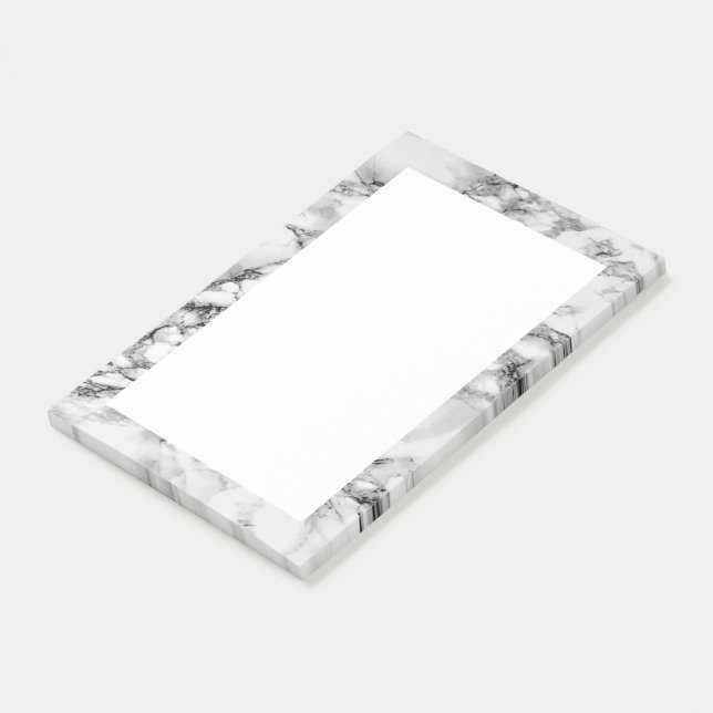 Whitemarble Post-it®-Notizen Post-it Klebezettel (angewinkelt)