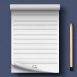 Whitepaper zu benutzerdefinierten Logos Notizblock<br><div class="desc">11 Staves Weißbuch. Ideal für Musiklehrer,  Musikstudenten,  Komponisten,  Musikschulen. Ändern Sie einfach das Logo-Bild für sich. Verwenden Sie das Bild mit Transparenz,  um bessere Ergebnisse zu erzielen.</div>