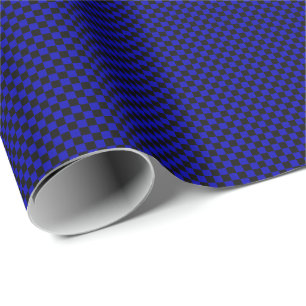 Whitepaper zu kleinen schwarzen und Royal Blue Kar Geschenkpapier