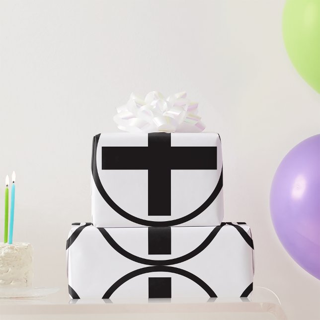 Whitepaper zum Abschreiben von Zeichen in Schwarz- Geschenkpapier (Von Creator hochgeladen)