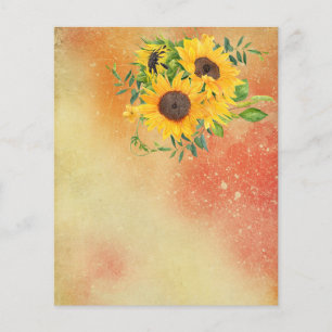 Whitepaper zum Thema Gelbe und rote Sonnenblumen
