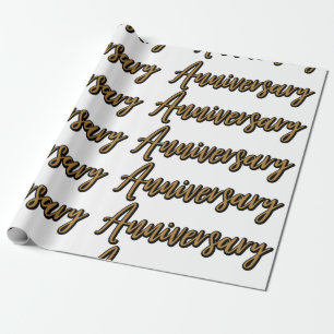 Whitepaper zum Thema "Goldene Jahreszeit" Geschenkpapier