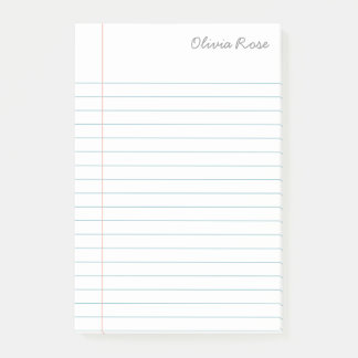 Whitepaper zur personalisierten Linse-Schule Post-it Klebezettel