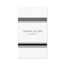 Whiter Black minimale Schar stripes modern schick