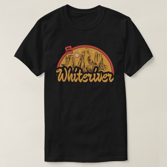Whiteriver, Arizona T - Shirt (Design vorne)