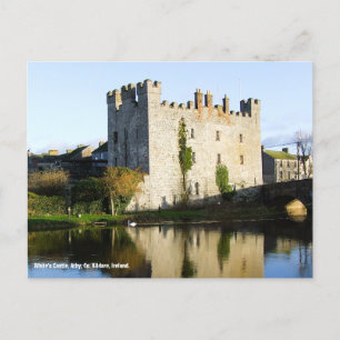 White's Castle Athy, Grafschaft Kildare Irland Pos Postkarte