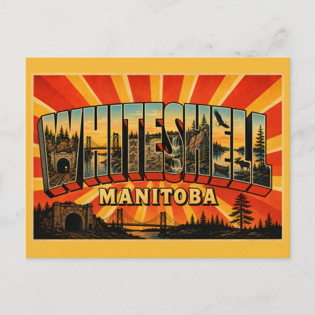 Whiteshell Provincialpark Manitoba Postkarte (Vorderseite)