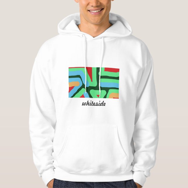 Whiteside Abstract Hoodie (Vorderseite)
