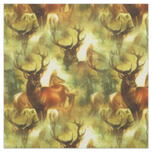Whitetail Buck and Doe  Stoff