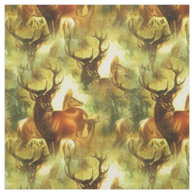 Whitetail Buck and Doe Stoff (Muster)