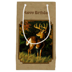 Whitetail Buck Deer Jagdtan Kleine Geschenktüte