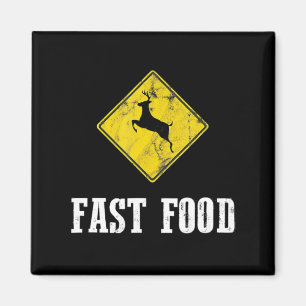 Whitetail Buck Fun Deer Jagd Saison Fast Food H Magnet