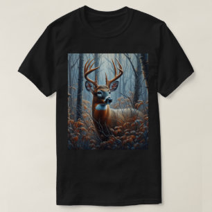 Whitetail Buck in Waldbäumen T-Shirt