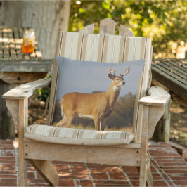 Whitetail Buck Outdoor Throw Kissen