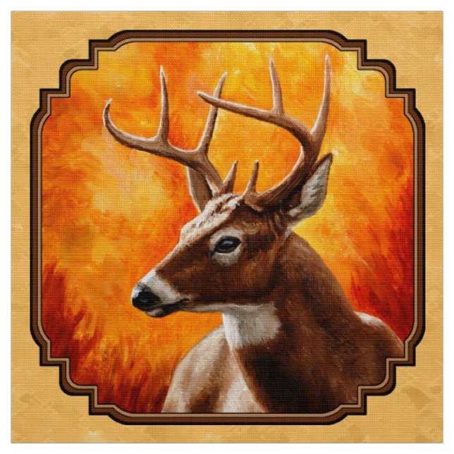 Whitetail Deer Autumn Gold Stoff (Muster)