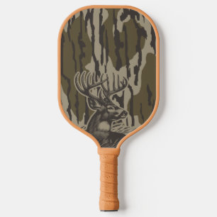 Whitetail Deer Bottomland Camouflage Hirsche Jagd Pickleball Schläger