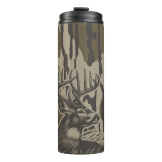 Whitetail Deer Bottomland Camouflage Hirsche Jagd  Thermosbecher