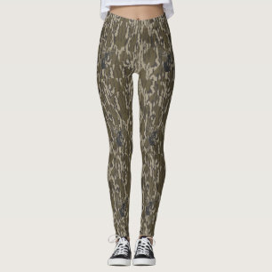 Whitetail Deer Bottomland Camouflage Jagd Camoufla Leggings