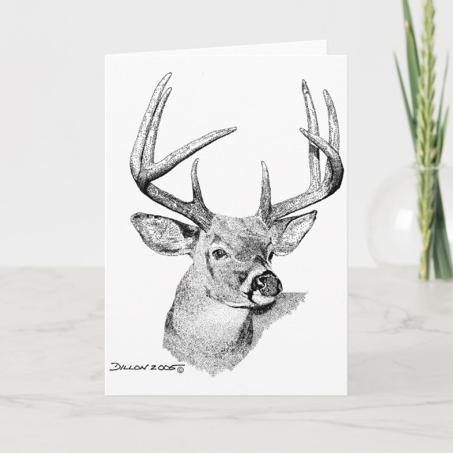 Whitetail Deer Karte (Vorderseite)
