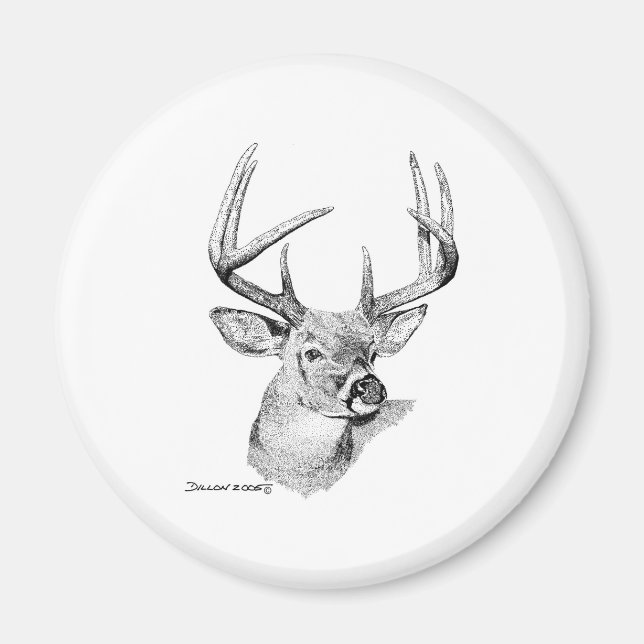 Whitetail Deer Magnet (Vorne)