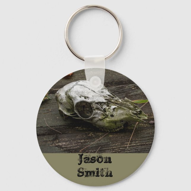 Whitetail Deer Skull Schlüsselanhänger (Vorderseite)