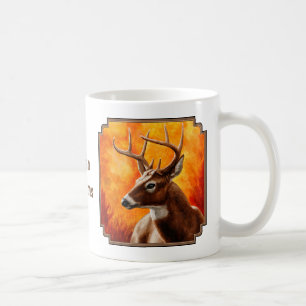 Whitetail Deer Trophy Buck Head Kaffeetasse