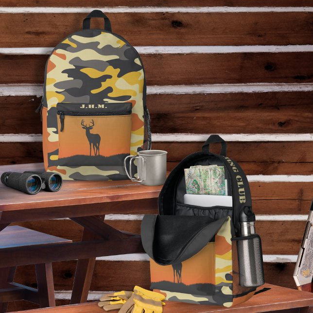 Whitetail Deer und Camouflage Bedruckter Rucksack (Von Creator hochgeladen)