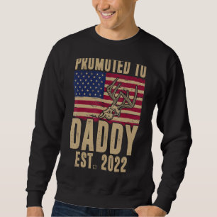Whitetail-Jagd für Daddy 2022 Camouflagge Sweatshirt