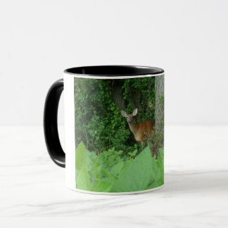 Whitetail-Rotwild zwei tonten Kaffee-Tasse Tasse