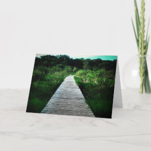"Whitetail Woods Walkway" Gute-Besserung-Karte Karte