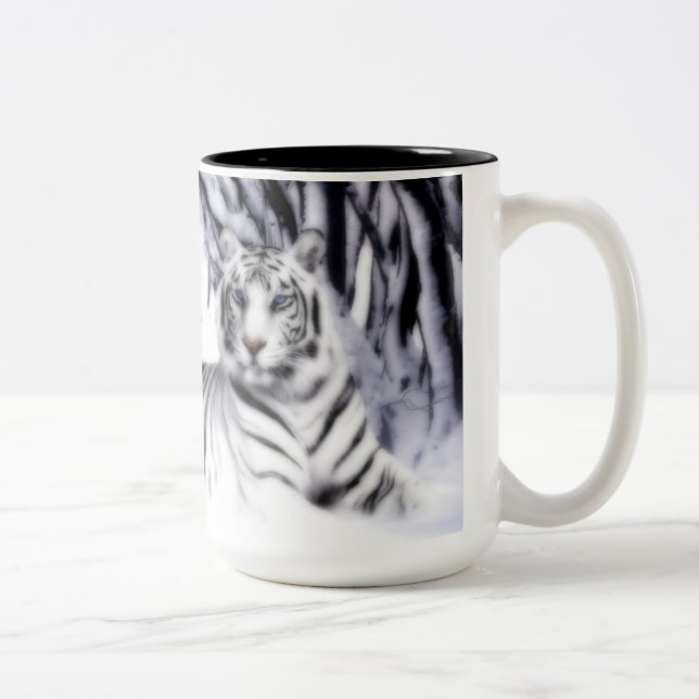 WhiteTiger Zweifarbige Tasse (Rechts)