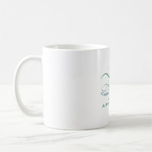 Whitewater Appalachia Watercolor Text Kaffeetasse