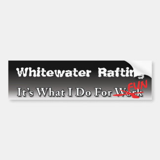 Whitewater-Flößen - was ich für SPASS Aufkleber Autoaufkleber