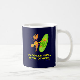 Whitewater-Kajak - Paddel gut mit anderen 2 Kaffeetasse