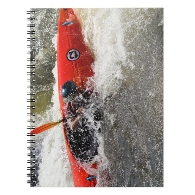 Whitewater Kayak Adventure-Notebook Notizblock (Vorderseite)