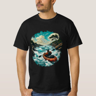 Whitewater-Kayaking-Packrafting-Fluss-Stromschnell T-Shirt