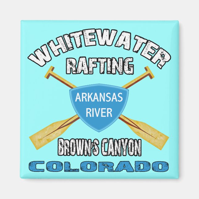 Whitewater Rafting Brown's Canyon Magnet (Vorne)