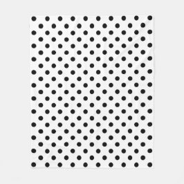 Whitground Polka Dots Design Fleecedecke