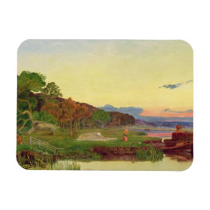 Whitlingham, Norfolk, 1860 (Öl auf Leinwand) Magnet