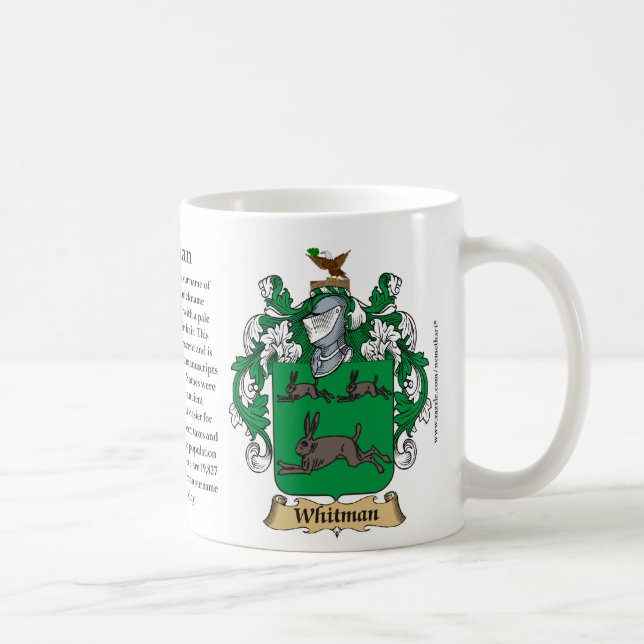 Whitman, der Ursprung, die Bedeutung und das Kaffeetasse (Rechts)