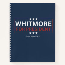 Whitmore für Präsident Notebook