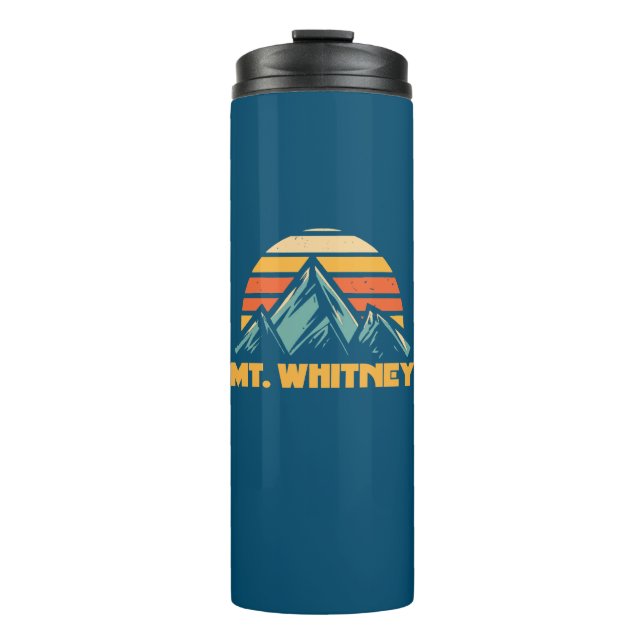 Whitney California Retro Turquoise Thermosbecher (Vorderseite)