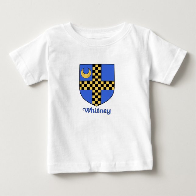 Whitney Family Shield Baby T-shirt (Vorderseite)