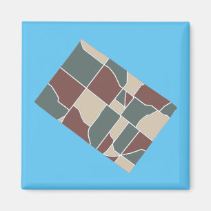 Whitpain Township Map Magnet