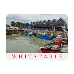 Whitstable harbour view Kühlschrankmagnet Magnet