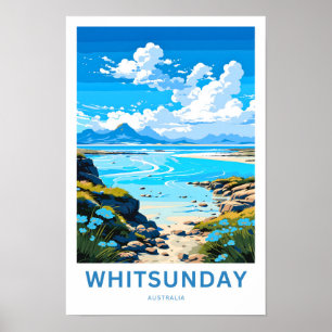 Whitsunday Australia Travel Print Poster