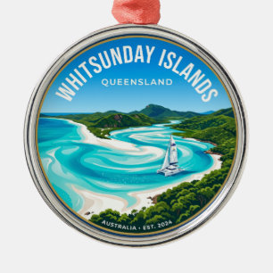 Whitsunday-Inseln Australien Ornament Aus Metall