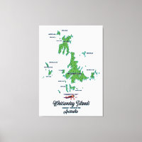 Whitsunday Islands Australia Kartenposter